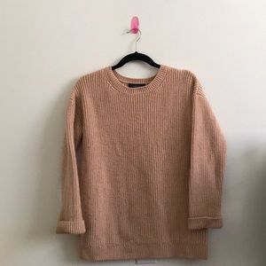 Peach knit sweater